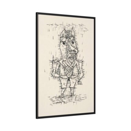 Ass (Esel) (1925) by Paul Klee Framed Canvas