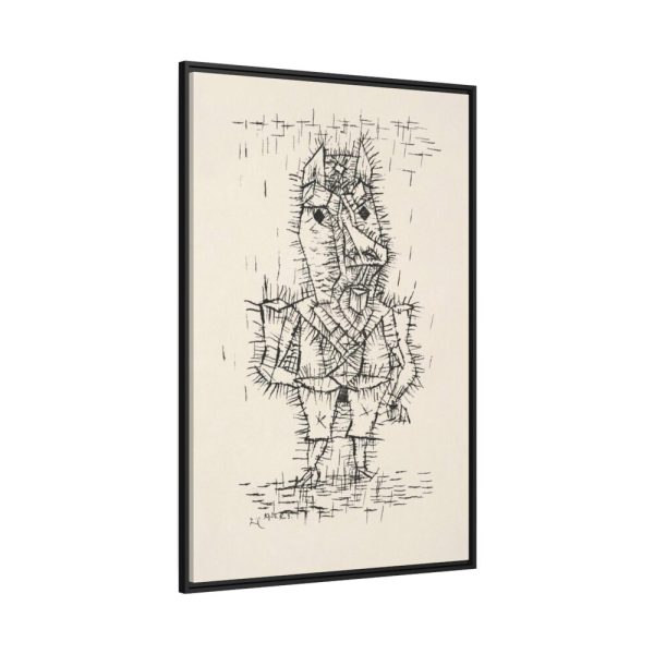 88299-100.jpg Ass (Esel) (1925) by Paul Klee Framed Canvas