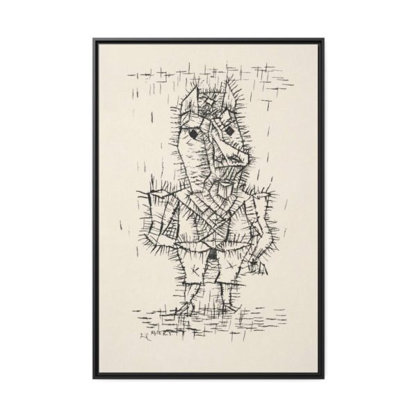 88299-101.jpg Ass (Esel) (1925) by Paul Klee Framed Canvas