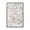 88299-106.jpg Drawing Knotted in the Manner of a Net (1920) by Paul Klee Framed Canvas