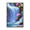 88299-11.jpg Waterfall in Blur Flow Style Framed Canvas