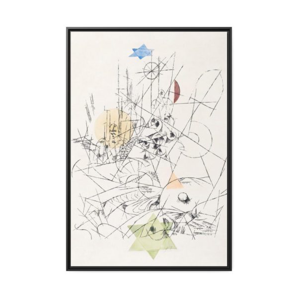 88299-111.jpg Hope and Destruction (1916) by Paul Klee Framed Canvas