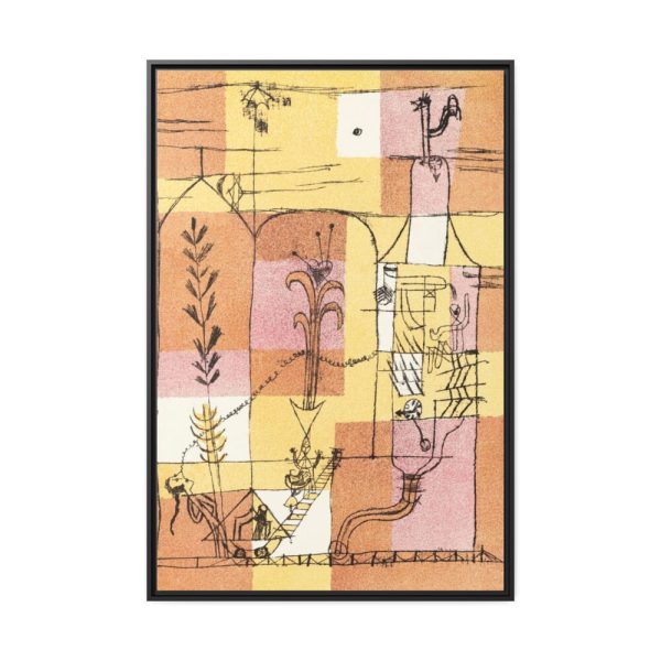 88299-126.jpg In the Spirit of Hoffmann (1921) by Paul Klee Framed Canvas