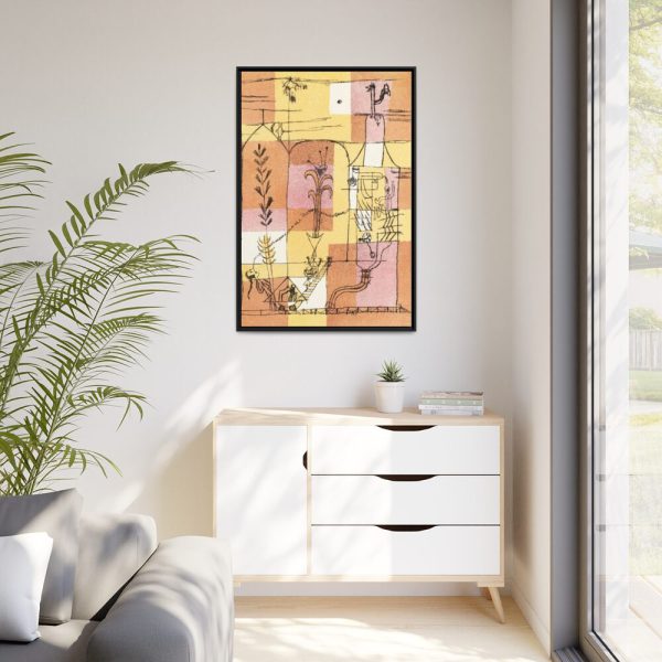 88299-128.jpg In the Spirit of Hoffmann (1921) by Paul Klee Framed Canvas
