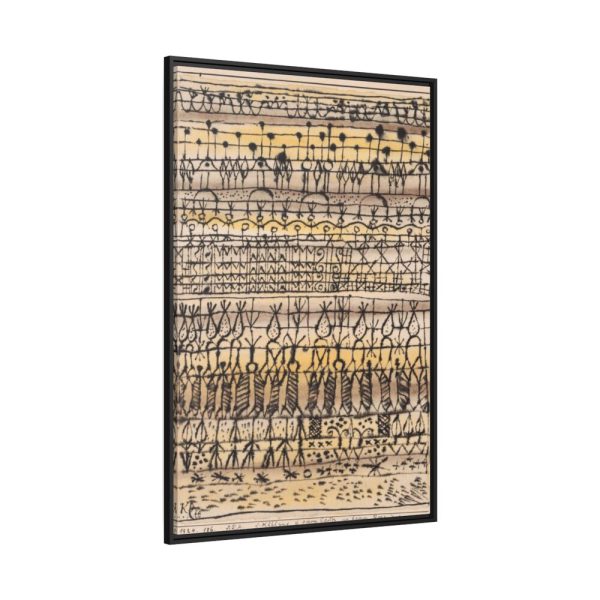 88299-140.jpg ERA. 'Cooling in a Hot Zone Garden' (1924) by Paul Klee Framed Canvas
