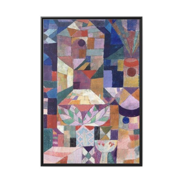 88299-156.jpg Burggarten (1919) by Paul Klee Framed Canvas