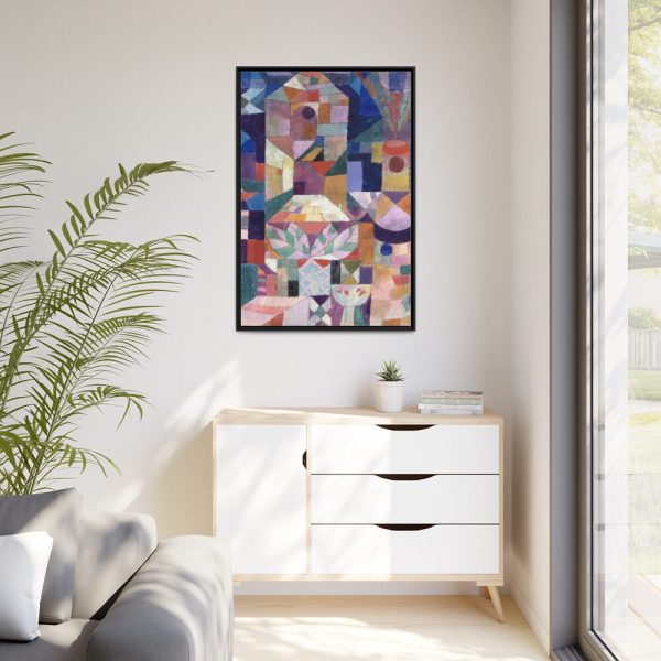 88299-158.jpg Burggarten (1919) by Paul Klee Framed Canvas