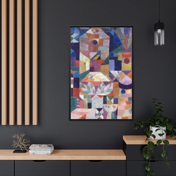 88299-159.jpg Burggarten (1919) by Paul Klee Framed Canvas