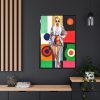 88299-164.jpg Pop Art Fashionable Woman II Framed Canvas
