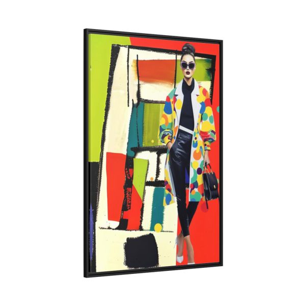 88299-165.jpg Pop Art Fashionable Woman III Framed Canvas