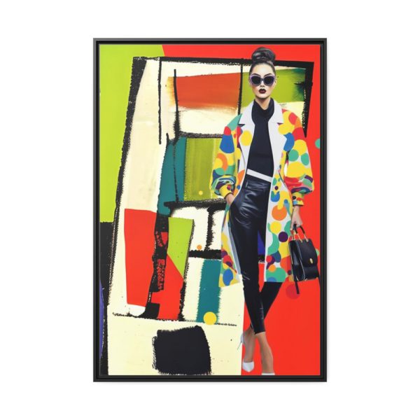 88299-166.jpg Pop Art Fashionable Woman III Framed Canvas