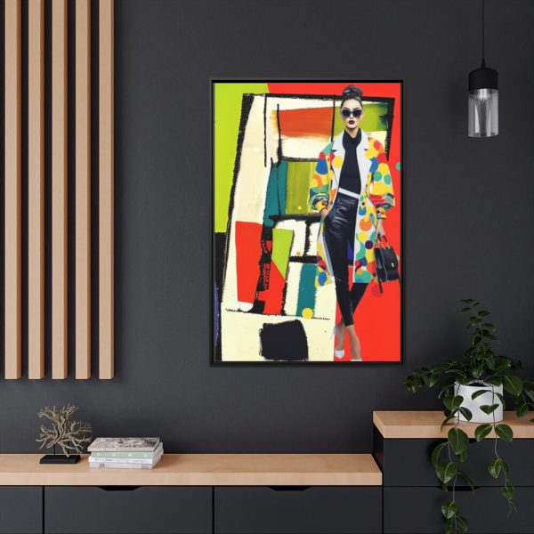 88299-169.jpg Pop Art Fashionable Woman III Framed Canvas