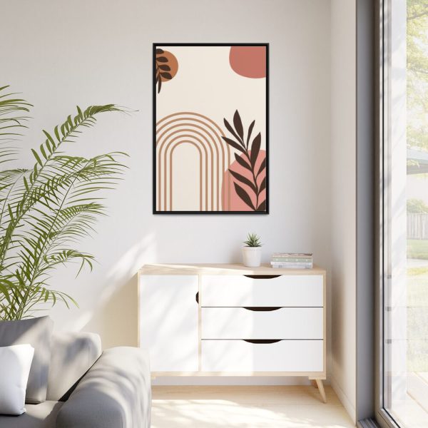 88299-188.jpg Boho Abstract Geometric Art Framed Canvas