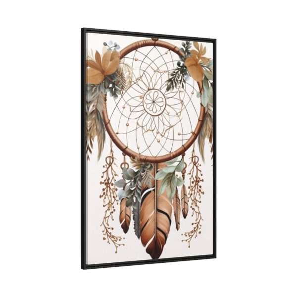Boho Style Wreath  Framed Canvas