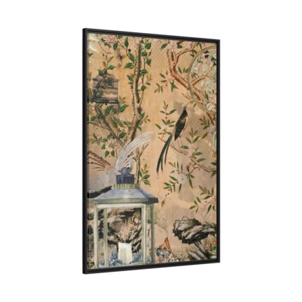 Boho Style Collage Framed Canvas
