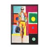 Pop Art Fashionable Woman I Framed Canvas