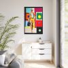 Pop Art Fashionable Woman I Framed Canvas