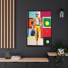 Pop Art Fashionable Woman I Framed Canvas