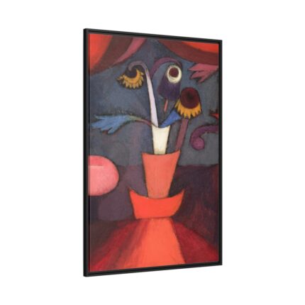 Autumn Flower (1922) by Paul Klee Framed Canvas