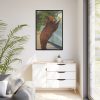 Holdup Bear at Yellowstone National Park Framed Canvas