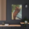 Holdup Bear at Yellowstone National Park Framed Canvas