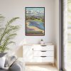 Crazy Mountain and Yellowstone River Framed Canvas