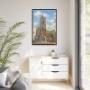 St. Paul's Cathedral, Worcester, Mass Framed Canvas