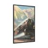 North Coast Limited in Bozeman Pass Framed Canvas