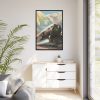 North Coast Limited in Bozeman Pass Framed Canvas