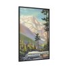Mount Rainier, America's Noblest Peak Framed Canvas