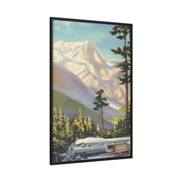Mount Rainier, America's Noblest Peak Framed Canvas