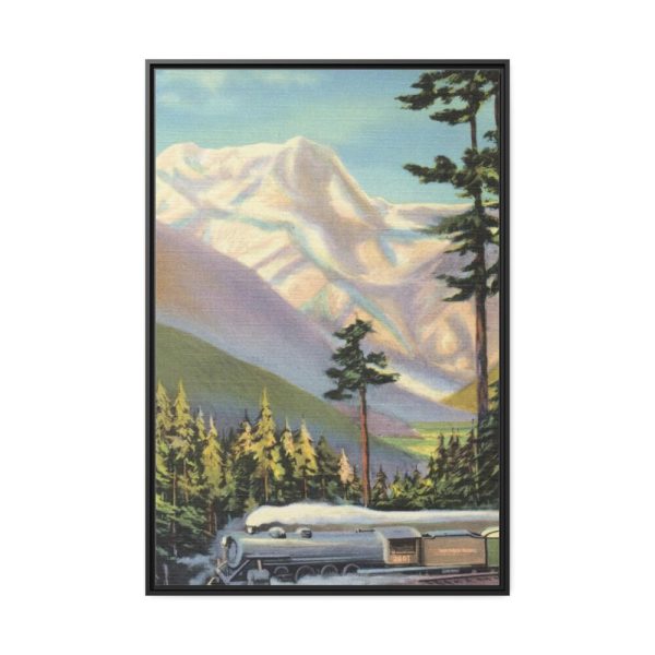 Mount Rainier, America's Noblest Peak Framed Canvas