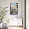 Mount Rainier, America's Noblest Peak Framed Canvas
