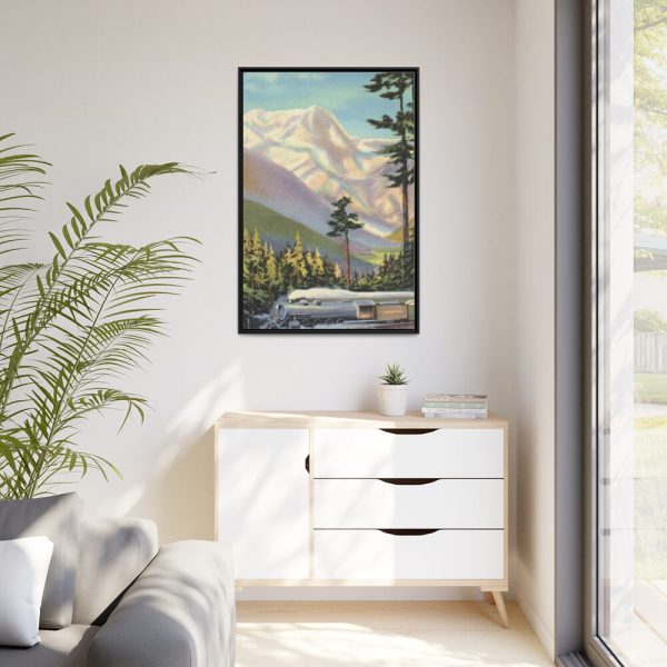 Mount Rainier, America's Noblest Peak Framed Canvas