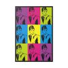 Audrey Hepburn Pop Art Framed Canvas