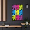 Audrey Hepburn Pop Art Framed Canvas
