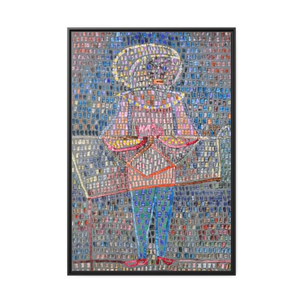 88299-76.jpg Boy in Fancy Dress (1931) by Paul Klee Framed Canvas