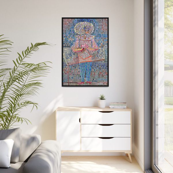 88299-78.jpg Boy in Fancy Dress (1931) by Paul Klee Framed Canvas