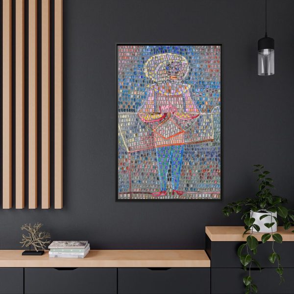 88299-79.jpg Boy in Fancy Dress (1931) by Paul Klee Framed Canvas