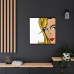 Woman Retro Pop Art Framed Canvas - Image 5