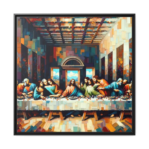 88302-11.jpg The Last Supper by Leonardo da Vinci HandCrafted Framed Canvas