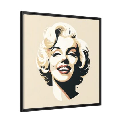 Marilyn Monroe Capturing Iconic Presence And Charisma Framed Canvas