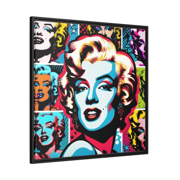 Marilyn Monroe's Iconic Presence and Charisma Framed Canvas