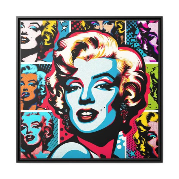 Marilyn Monroe's Iconic Presence and Charisma Framed Canvas