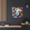 Marilyn Monroe's Iconic Presence and Charisma Framed Canvas