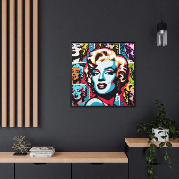 Marilyn Monroe's Iconic Presence and Charisma Framed Canvas