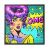 88302-141.jpg OMG Comics Abstraction Framed Canvas