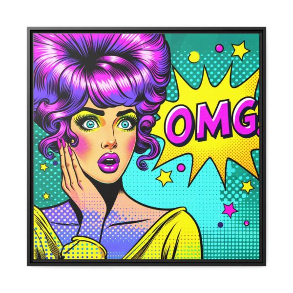 88302-141.jpg OMG Comics Abstraction Framed Canvas