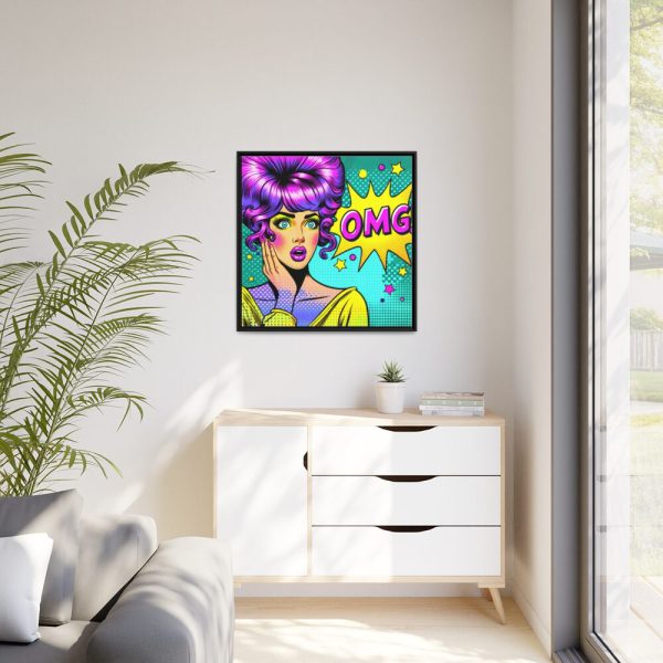 88302-143.jpg OMG Comics Abstraction Framed Canvas
