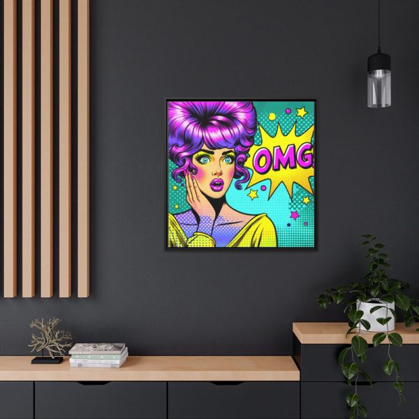 88302-144.jpg OMG Comics Abstraction Framed Canvas